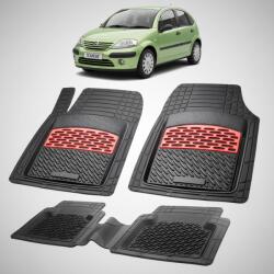 TeamCar® Covorase Citroen C3 Hatchback 5 Usi Pre-Facelift Compatibile 2002-2005 | Red (QdCITROENC)