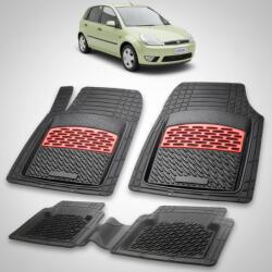 TeamCar Covorase Ford Fiesta Mk5 Compatibile Hatchback 2002-2008 | Red (FOR4MK5xHATCHBACKfdre)