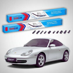 TeamCar Ștergătoare Porsche 911 996 1997-2005 | Set Față Flat - TeamCar® (TC-PORSCHE911996550525FU)