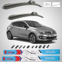 TeamCar Ștergătoare Renault Megane III Hatchback Facelift (2014-2016) TeamCar® - Set față (RENMEk8uE3PH2EST20122016)