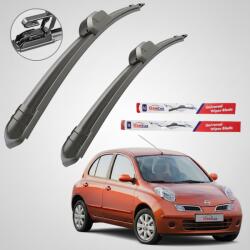 TeamCar Ștergătoare Nissan Micra K12 (2005-2010) TeamCar® - Set față Flat (TC-MICRA-K12-550-400)