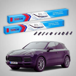 TeamCar Ștergătoare Porsche Cayenne 9YA 2017-2026 | Set Față Flat - TeamCar® (TC-PORSCHECAYENNE9YA650530FU)