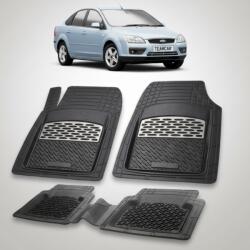TeamCar Covorase Ford Focus Mk2 Compatibile Sedan 2005-2011 | Silver (FOR4MK24SEDANfdgfu)