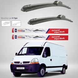 TeamCar Ștergătoare Renault Master Furgon L2H2 (2006-2010) Flat | Set față - TeamCar® (19F5h6RRQz113xW)