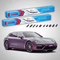 TeamCar Ștergătoare Porsche Panamera Sport Turismo 971 2017-2026 | Set Față Flat - TeamCar® (TC-PORSCHEPANAMERASP971600530FU)