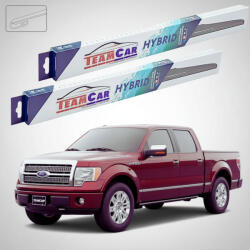 TeamCar Ștergătoare Ford F150 Crew Cab Pick-up Gen XII+ 2008-prezent | Set Față Hibrid - TeamCar® (TC-F15PICKUP550550H)