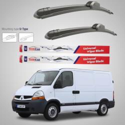 TeamCar Ștergătoare Renault Master Furgon L1H1 (2006-2010) Flat | Set față - TeamCar® (19F5hs6ReRQ113W)