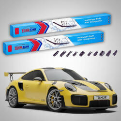 TeamCar Ștergătoare Porsche 911 GT2 RS 991 2017-2019 | Set Față Flat - TeamCar® (TC-PORSCHE911GT2RS991525525FU)