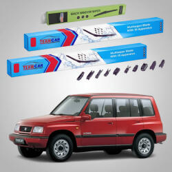 TeamCar Ștergătoare Suzuki Vitara ET 5 Uși 1995-1998 | Set Față și Spate Flat Premium - TeamCar® (TC-SUZVTET5U9598450450300FP)