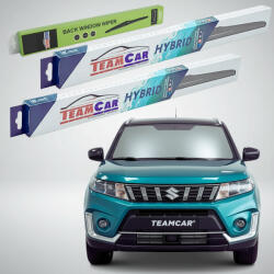 TeamCar Ștergătoare Suzuki Vitara LY Facelift 2018-2024 | Set Față și Spate Hibrid - TeamCar® (TC-SUZVTLYFL1824600400250H)