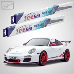 TeamCar Ștergătoare Porsche 911 GT3 RS 997.2 2009-2012 | Set Față Hibrid - TeamCar® (TC-PORSCHE911GT3RS997550525H)