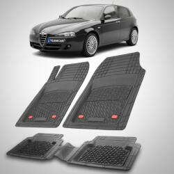 TeamCar Covorase Alfa Romeo 147 Hatchback 5 Usi Facelift Compatibile 2004-2010 | Black (1ALFR2MzO)