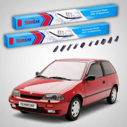 TeamCar Ștergătoare Suzuki Swift MA 3 Uși 1996-2003 | Set Față Flat Premium - TeamCar® (TC-SUZSWMA3U9603500450FP)
