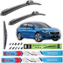 TeamCar Ștergătoare Skoda Scala (NW1) (2019-2024) | Set Complet - TeamCar® (TCSCALA-600-400)