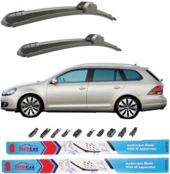 TeamCar Ștergătoare TeamCar® Volkswagen Golf 6 Variant (break) (2009-2013) - Set față (TC-GOLFQ600-475)
