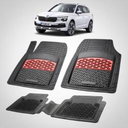 TeamCar® Covorașe Skoda Kamiq I 2019+ | Red Edition - TeamCar® (SKU8nSKODA40019kmes)