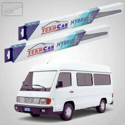 TeamCar Ștergătoare Mercedes-Benz MB 100 W631 1987-1996 | Set Față Hibrid - TeamCar® (TC-MBEMB100W631450450H)