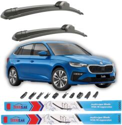 TeamCar Ștergătoare Skoda Scala (NW1) (2019-prezent) | Set Față Flat - TeamCar® (TC-SCALA-600-400)
