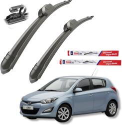 TeamCar Ștergătoare Hyundai i20 I (2008-2014) Flat | Set față - TeamCar® (TC-I20-550-400)