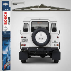 Bosch Ștergător Lunetă Land Rover Defender Station Wagon (L316, L315) 1990-2016 | Bosch Twin H341 (BOSCHREARH341LRDEFSW)
