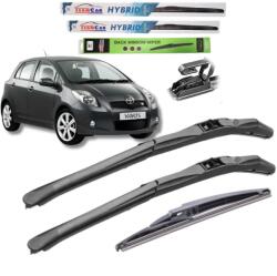 TeamCar Ștergătoare TeamCar® Toyota Yaris II (2005-2011) - Set Complet Hybrid (TC-YARIS2K550400)
