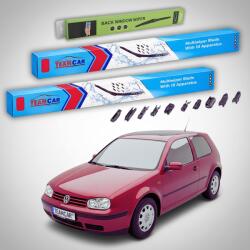 TeamCar Ștergătoare Volkswagen Golf 4 3 Uși 2002-2003 | Set Față și Spate Flat Premium - TeamCar® (TC-VWG43U0203530475340FP)