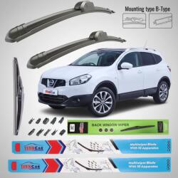 TeamCar Ștergătoare TeamCar® Nissan Qashqai J10 (2007-2013) | Set Complet (TC-QASHQAI-J10650450)