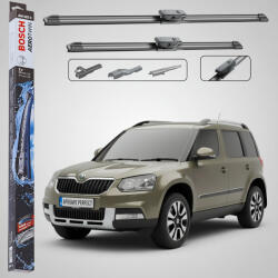 Bosch Set Ștergătoare Parbriz pentru Skoda Yeti (5L) 2009-2017 | Bosch Aerotwin AM 462 S (AM462S1q1)