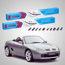 TeamCar Ștergătoare MG TF Roadster 2002-2009 | Set Față Flat - TeamCar® (TC-MGTFROADSTERHOOK500500FU)