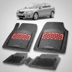 TeamCar Covorase Mazda 3 BK Sedan Compatibile 2003-2009 | Red (SEDANrtr2df)