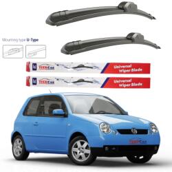 TeamCar Ștergătoare Volkswagen Lupo 6X1/6E1 Hatchback (1998-2003) Flat | Set față - TeamCar® (TCPlp8RZ550I40w)