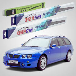 TeamCar Ștergătoare MG ZT-T Estate 2001-2005 | Set Față și Spate Hibrid - TeamCar® (TC-MGZTTESTATEHOOK550550350H)