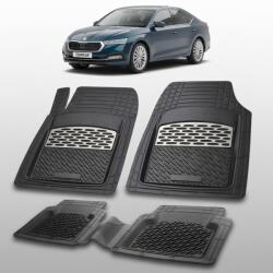TeamCar Covorașe Skoda Octavia IV Sedan 2019+ | Silver Edition - TeamCar® (SKOkiIVkiSEDANgye)