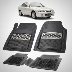 TeamCar® Covorase Mazda 626 GF Facelift Sedan Compatibile 2000-2002 | Silver (TCMZDA15PCS)