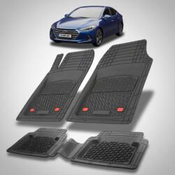 TeamCar Covorase Auto TeamCar® Hyundai Elantra VI (2015-2020) - Cauciuc Tip Tavita (HYU-HYU-2015-2020f)