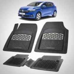 TeamCar® Set Covorașe Dacia Sandero III Hatchback 2020-prezent Compatibile | Silver Edition - TeamCar® (DAC-SANDEHATCHBACKjhyg)