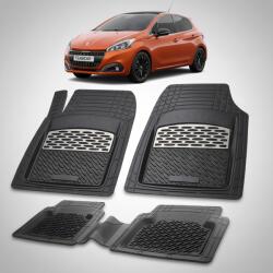 TeamCar® Covorase Auto Tip Tavita Compatibile Peugeot 208 (5 usi, 2012-2015) Silver (CVR1PEUGEOT208I12012)