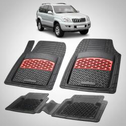 TeamCar® Covorase Auto Tip Tavita Compatibile Toyota Land Cruiser J120 (2002-2009) Red (SKUwLANDCRUISEw20022009ku)