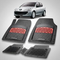 TeamCar Covorase Cauciuc tip Tavita Compatibile Peugeot 206 Plus Hatchback 5 usi, Red (CsRwPEq7wwqACag199)
