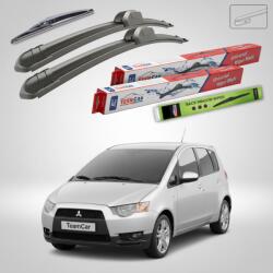 TeamCar Ștergătoare Mitsubishi Colt VII (Z3, Z2) 2008-2012 | Set Față și Spate Flat - TeamCar® (TC-COLT7FS-FL)