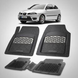 TeamCar Covorase Seat Ibiza Hatchback 3 Usi Facelift Compatibile 2006-2008 | Silver (SEAT1RWQZ)