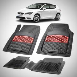 TeamCar® Covorase Seat Leon Hatchback 5 Usi Facelift 2 Compatibile 2012-2013 | Red (SzEATTsEAMC)