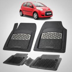 TeamCar® Covorase Citroen C1 Hatchback 5 Usi Facelift Compatibile 2009-2014 | Silver (CITWROEaNC)