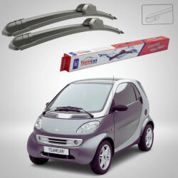 TeamCar Ștergătoare Smart Fortwo Coupe 450 2004-2007 | Set Față Flat - TeamCar® (ST450CP530530F)