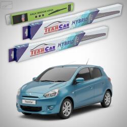TeamCar Ștergătoare Mitsubishi Mirage, Space Star 2012+ | Set Față și Spate Hibrid - TeamCar® (TC-MIRAGEFS-300HB)