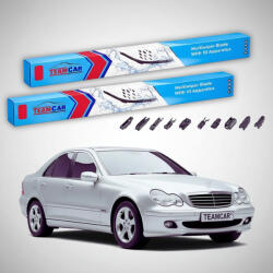 TeamCar Ștergătoare Mercedes-Benz Clasa C W203 2003-2007 | Set Față Flat - TeamCar® (TC-MBCLASACW2035505500FU)