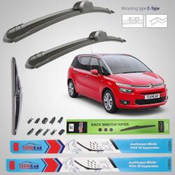 TeamCar Ștergătoare Citroen C4 Grand Picasso II (2013-2016) Flat | Set Complet - TeamCar® (TCCTC4GP2131606FLSC)