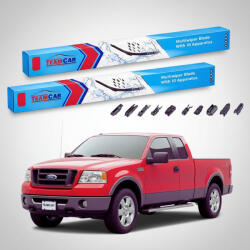 TeamCar Ștergătoare Ford F150 Pick-up Gen XI 2003-2007 | Set Față Flat Premium - TeamCar® (TC-F150XIPICKUP500500FP)