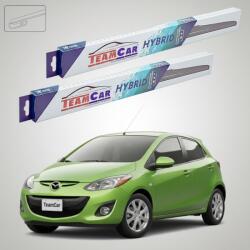 TeamCar Ștergătoare Mazda 2 DE Facelift 2010-2014 5 uși | Set Față Hibrid - TeamCar® (TC-MZ2DEFL105U600350H)