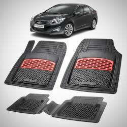 TeamCar Covorase Hyundai i40 2011-2015 - Cauciuc Tip Tavita -Red (HYU12qju32432017)